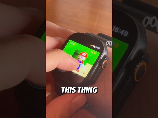 Super Mario 64 on an Apple Watch!