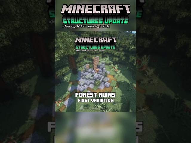 If Minecraft had a Structures Update...