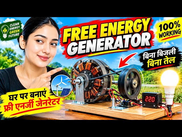 Free energy generator. How long can itrun_(1080P_HD)@10xday1 