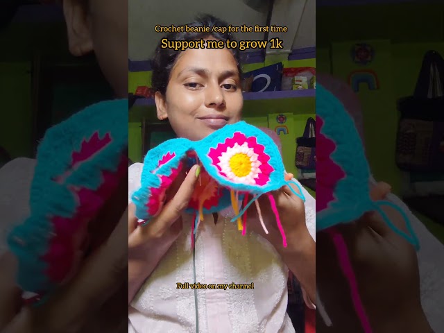 you will love the final look 😊 crochet beanie #ytshorts #crochet #beanie #tutorial