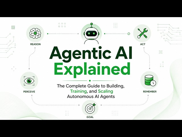 Agentic AI Explained | The Complete Guide to Building, Training, and Scaling Autonomous AI Agents