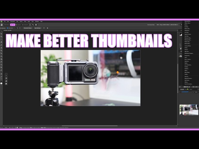 How I Make YouTube Thumbnails for FREE with Affinity