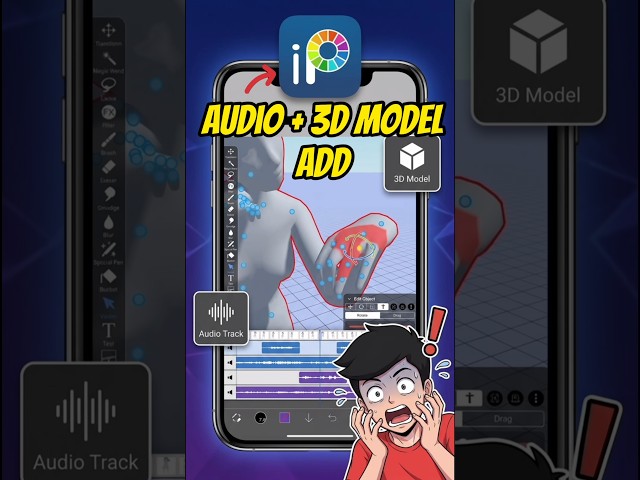 Ibis Paint x Audio Add or 3D Models Support Features 🔥 Update Version 14.1.0