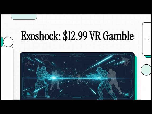 Exoshock – The Sci-Fi VR Co-op Shooter That Wants to Be the Next Big Thing (Early Access Review)