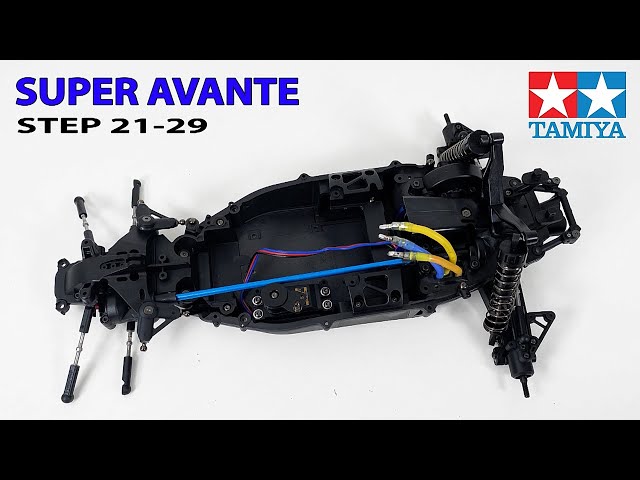 BUiLDiNG the Tamiya Super Avante TD4 - Step by Step 21-29: Front Gear Box & Rocker Arms!