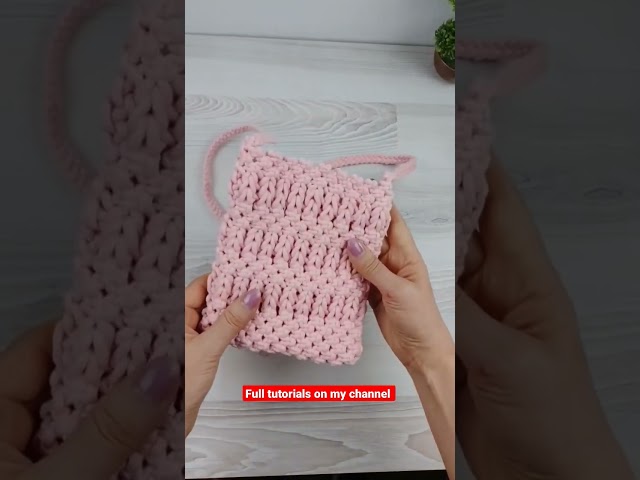 Full macrame bag tutorials are on my channel if you want to learn how to make them #macrame #bag