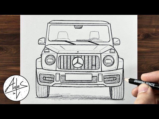 Easy Mercedes G-Class Drawing Tutorial