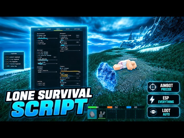 [FREE & BEST] Lone Survival Script | Hitbox Expander | FLY | SILENT AIM & MORE |