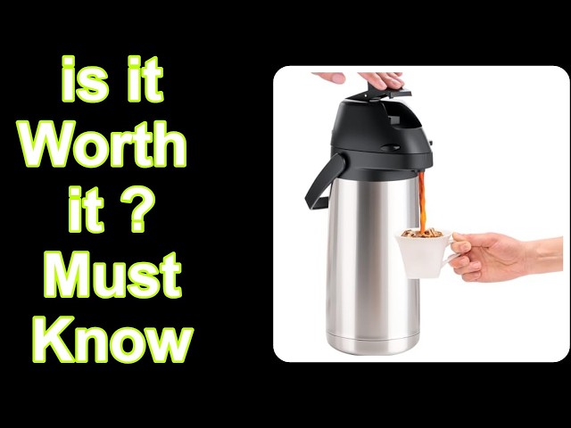 PARACITY Airpot Coffee Dispenser with Pump Features & Must-Know Details