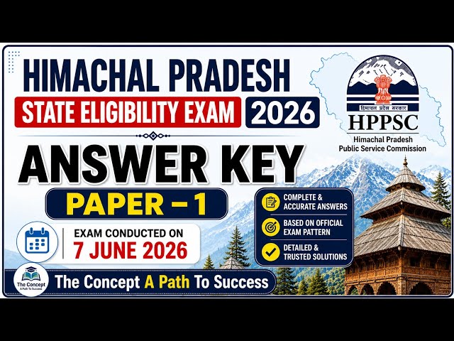 HP SET 2026 Paper-1 Answer Key | June 7, 2026 Exam Analysis | HPPSC SET EXAM 2026 Complete Analysis