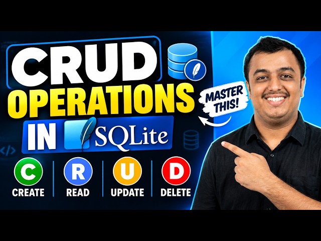 CRUD Operations Using SQLite | Python | Euron