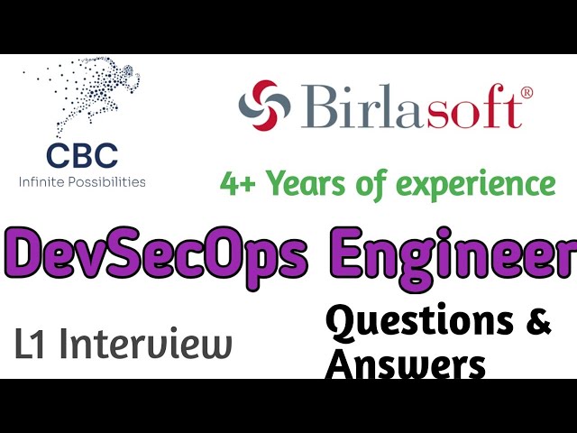DevSecOps Round 1 Interview Questions & Answers at CBC | Jenkins, K8s, Security #DevSecOpsInterview