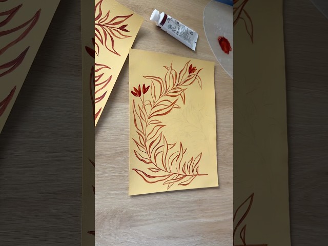 Leaf study #mindfulart #stressrelief #painting #artwork