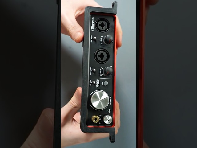 3D Printed Under Desk Audio Interface