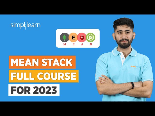 MEAN Stack Full Course 2026 | MEAN Stack Projects | Complete MEAN Stack Training | Simplilearn