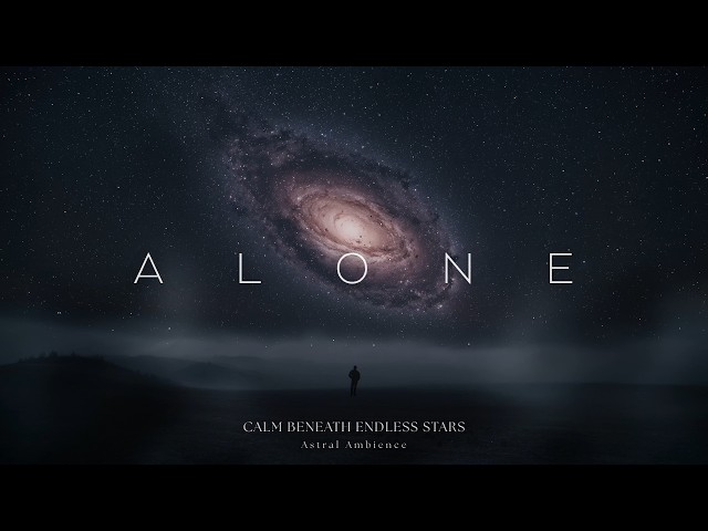 Alone | Calm Ambient Soundscape Beneath Endless Stars - Deep Relaxation