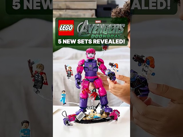 5 NEW LEGO Avengers Doomsday sets! 🤯 w/ EPIC minifigs! #LEGO #Marvel #legomarvel #avengersdoomsday