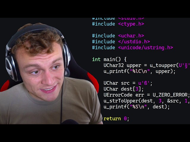 Uppercasing Cyrillic in C and Python