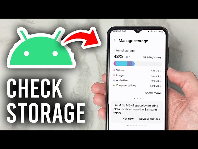 How To Check Storage Space On Android - Tutorial