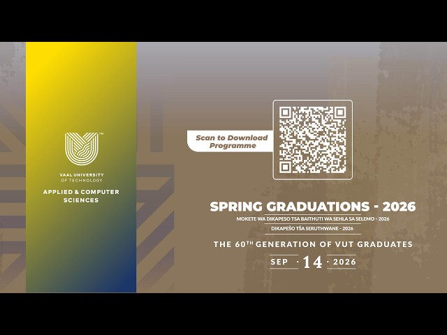 VUT Spring Graduations 2026 | Applied and Computer Sciences | Morning Session | LIVE