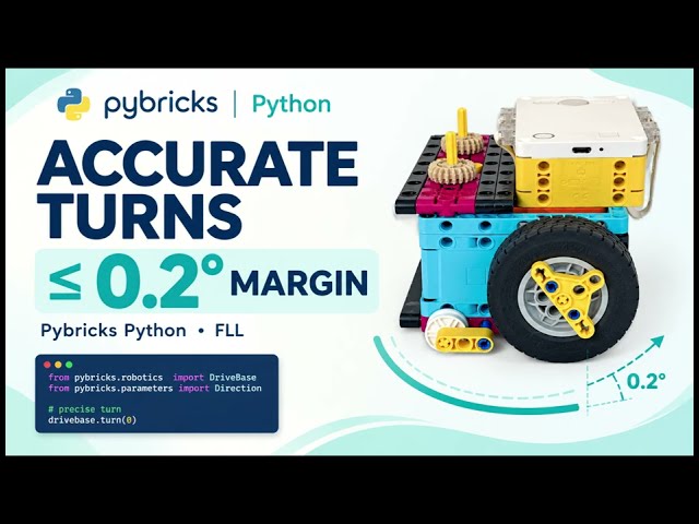 Accurate Turns in FLL with Pybricks Python