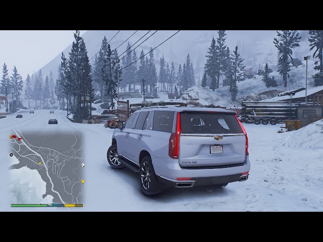 GTA 6 Graphics - RTX™3080 ❄ Snowing in Los Santos ❄ 4K Ray Tracing - Natural Vision Evolved