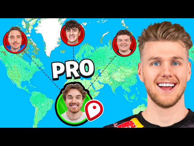 5 NOOBS vs 1 PRO in GEOGUESSR!