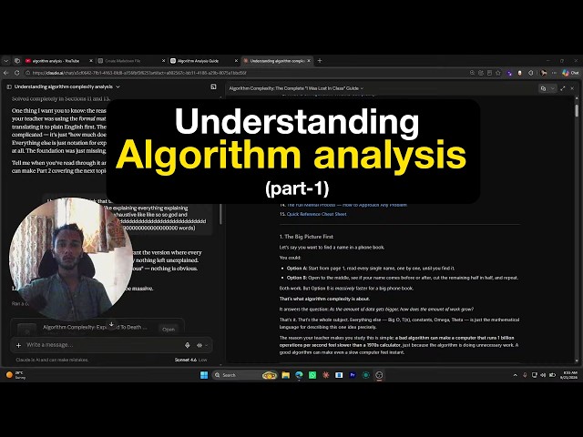 Understanding Algorithm Analysis - algo 101  | Part 1