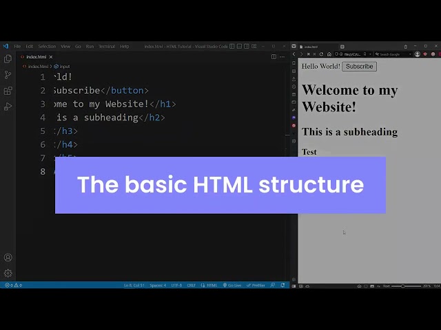 HOW TO START LEARNING HTML