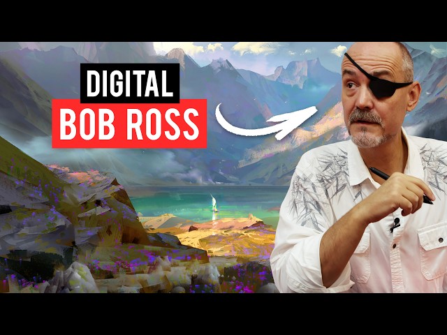 The Bob Ross Guide to Digital Landscape Painting