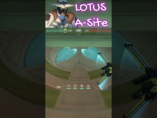 Best A-Site Lotus Cypher Setup With One Way Cages #valorant #valorantclips #shorts
