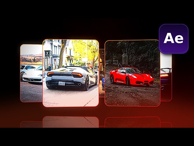 3D Carousel UI Animation in After Effects - After Effects Tutorial | No Plugins