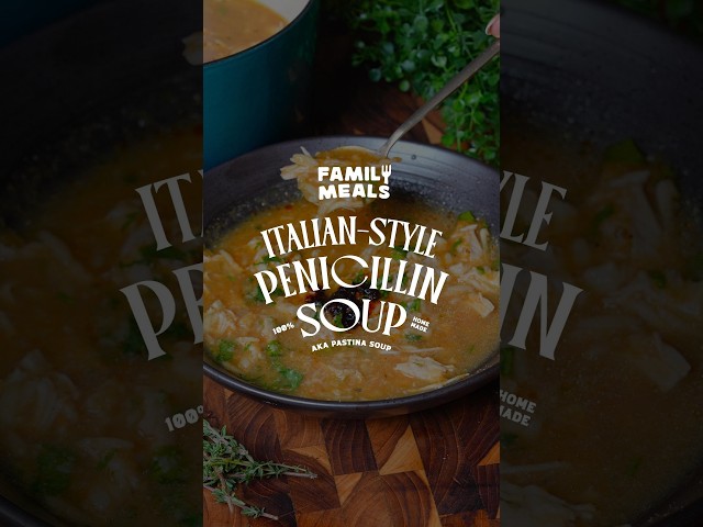 Italian Style Penicillin (Pastina) Soup