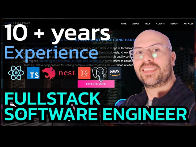 Alan Jones – Senior Frontend & Full-Stack Engineer (React, Node.js, Laravel, NestJS, .Net Core)