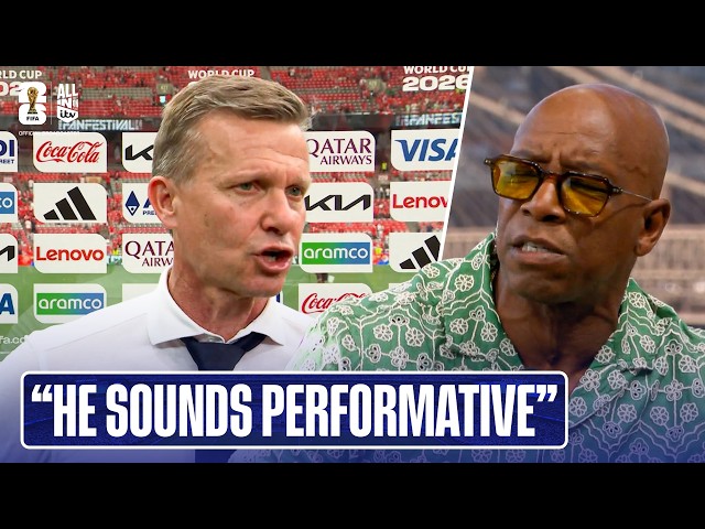 Ian Wright Calls Out Jesse Marsch's "Performative" Interview After Canada Loss