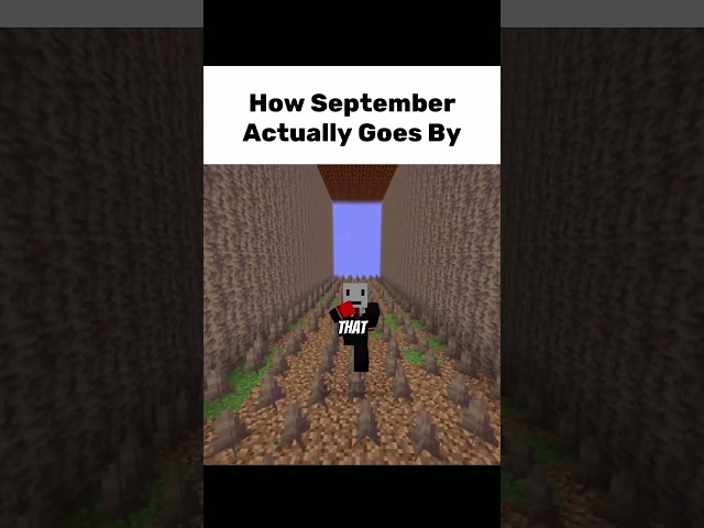 How September Actually Goes By