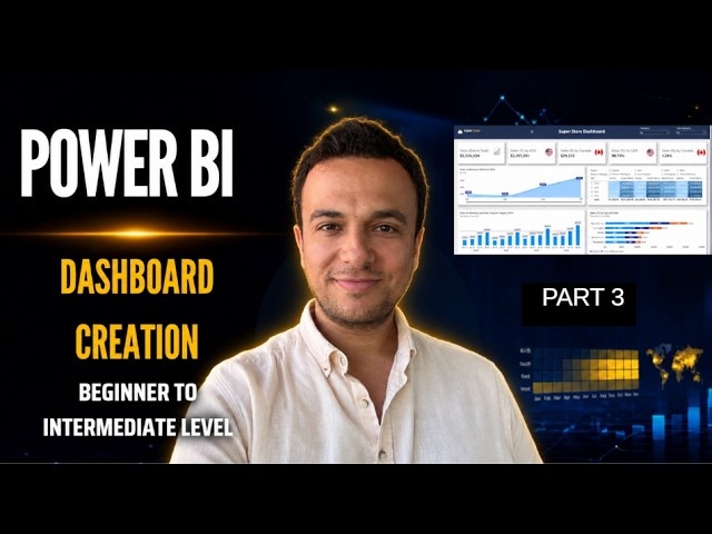Power BI Full Course for Beginners: Build a Sales Dashboard from Scratch (Part 3/3)