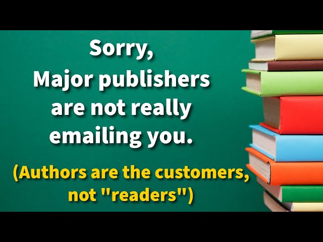 The 2026 Publishing Scams Video