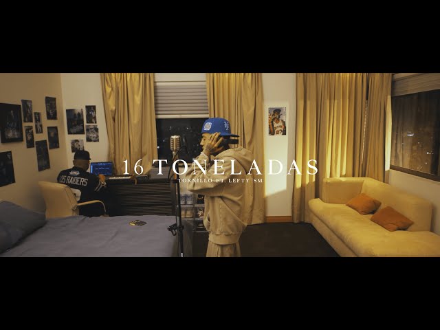 11. 16 Toneladas - Tornillo, Lefty SM (Visualizer) | Estilo Fino