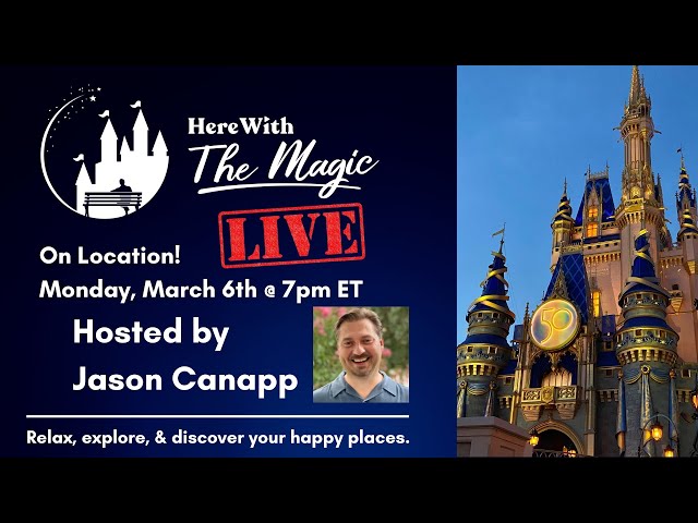 🔴  LIVE from the Magic Kingdom in Disney World!
