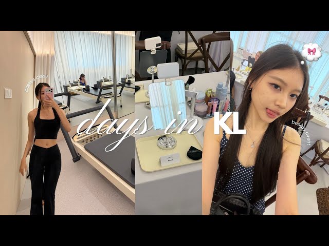 daily life in kl ⭐️: productive days, what i eat, pilates class, hair care, kosas event
