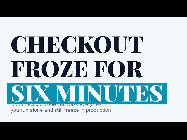Why Database Locks Freeze During Slow Payment API Calls