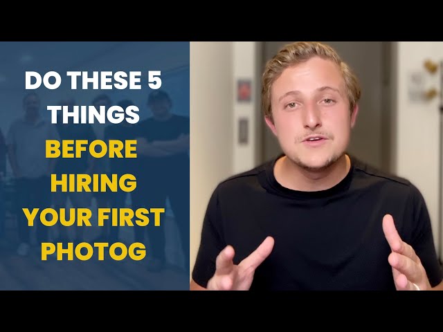 5 Things You MUST Know Before Hiring Your First Photographer!
