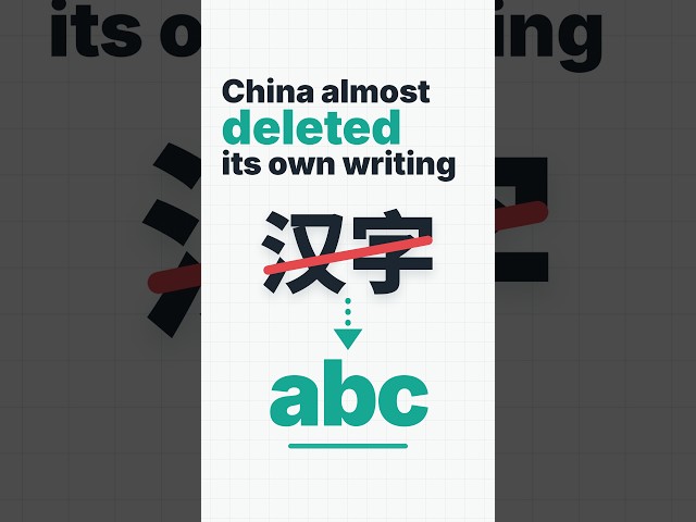 The plan to replace Chinese characters with the alphabet