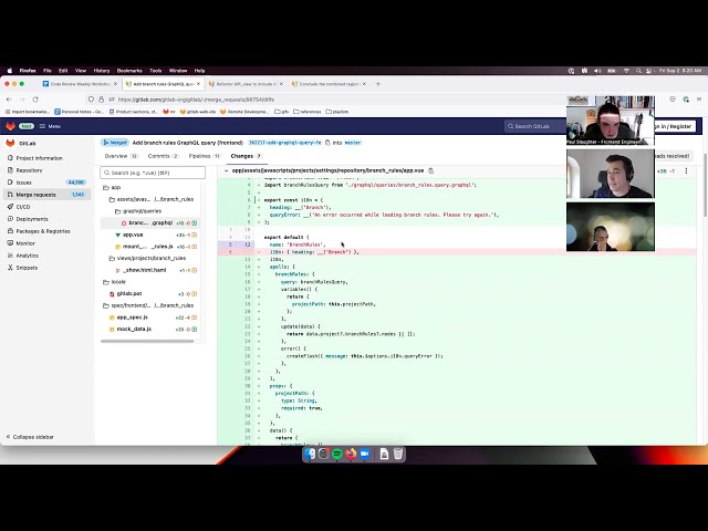 Code Review Weekly Workshop - Sep 02, 2022