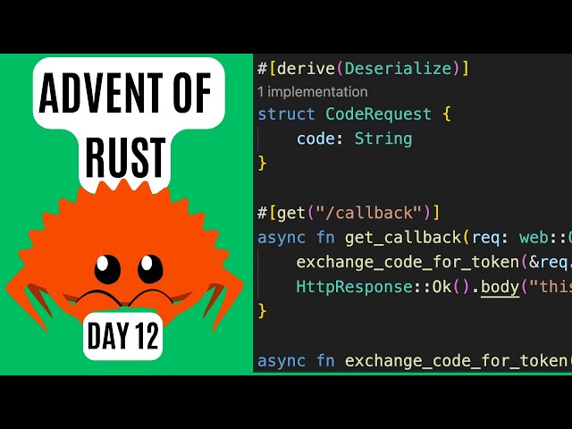 Advent of Rust - DAY12 - Authentication Part 4