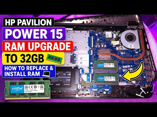 HP Pavilion Power 15 SSD Upgrade 💻🔥  How to Replace & Install SSD Hard Drive