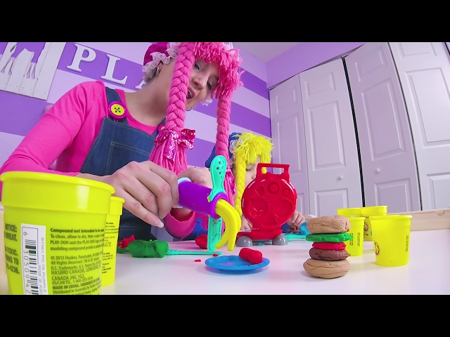 Cocinando para el Campamento- Hamburguesas Play-Doh Set