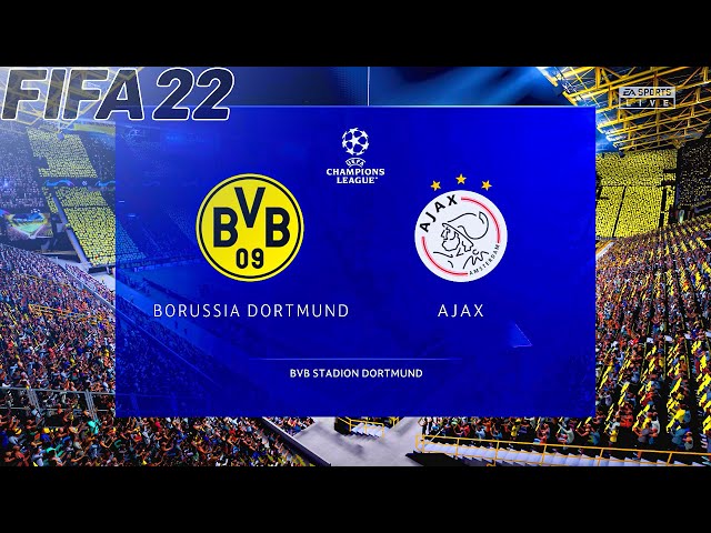 Borussia Dortmund vs Ajax | UEFA Champions League 2021/22 | Gameplay & Full match