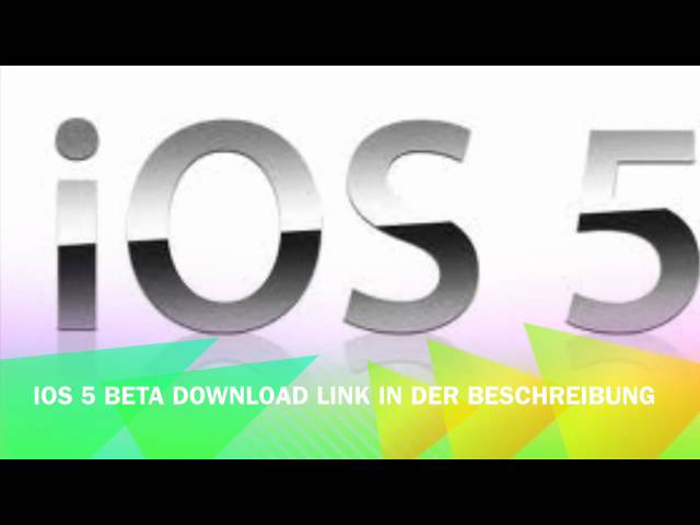 iOS 5 Beta Download